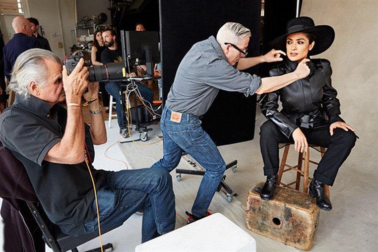 Salma Hayek Goes Naked for Allure Cover